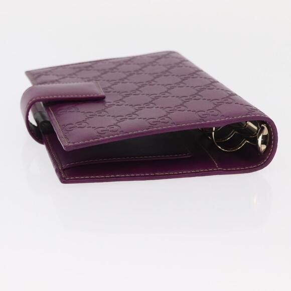 GUCCI GG Canvas Guccissima Day Planner Cover Purple 115241 2888 Auth yk20133A - Picture 5 of 16